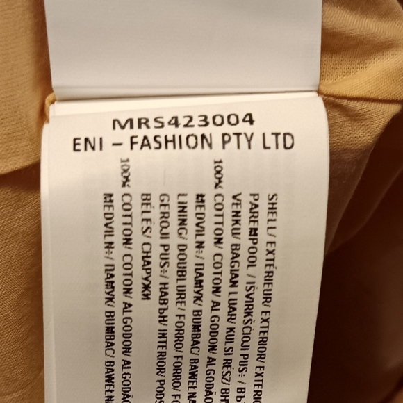 Mon Renn| *Missing* Hook Surreal Midi Dress 100% Cotton Abstract Print US M Tag - Picture 9 of 13